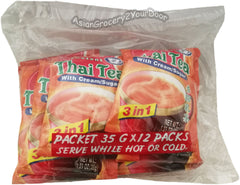 DeDe - Instant Thai Tea with Cream Sugar 12's - 12.35 oz / 350 g - Asiangrocery2yourdoor