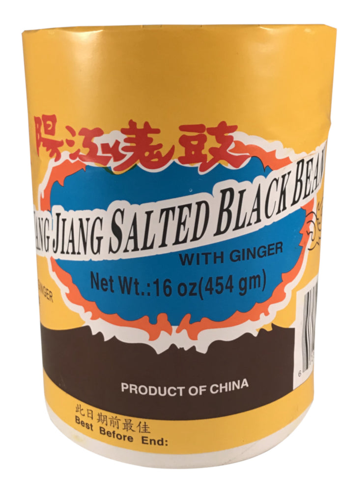 Yang Jiang - Salted Black Bean with Ginger - 16 oz / 454 g - Asiangrocery2yourdoor