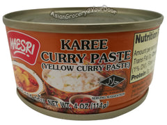 Maesri - Yellow Curry Paste - 4 oz / 114 g - Asiangrocery2yourdoor