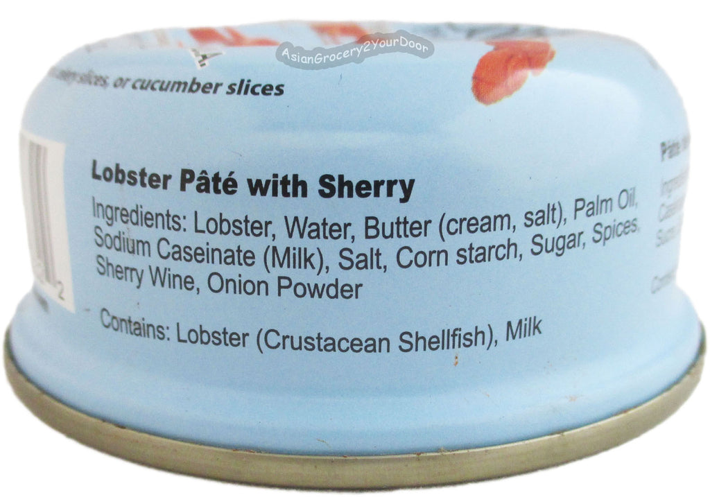 Giovanni's - Lobster Pate with Sherry - 3.2 oz / 90 g - Asiangrocery2yourdoor