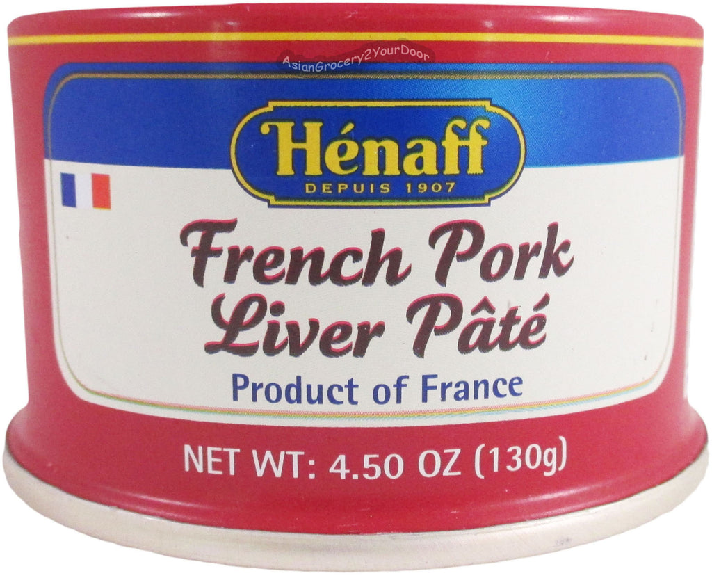 Henaff - French Pork Liver Pate - 4.5 oz / 130 g - Asiangrocery2yourdoor