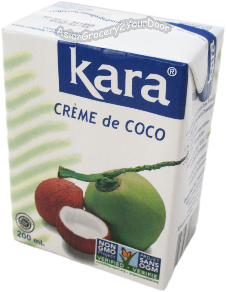 Kara - Natural Coconut Cream - 6.8 fl oz / 200 ml - Asiangrocery2yourdoor