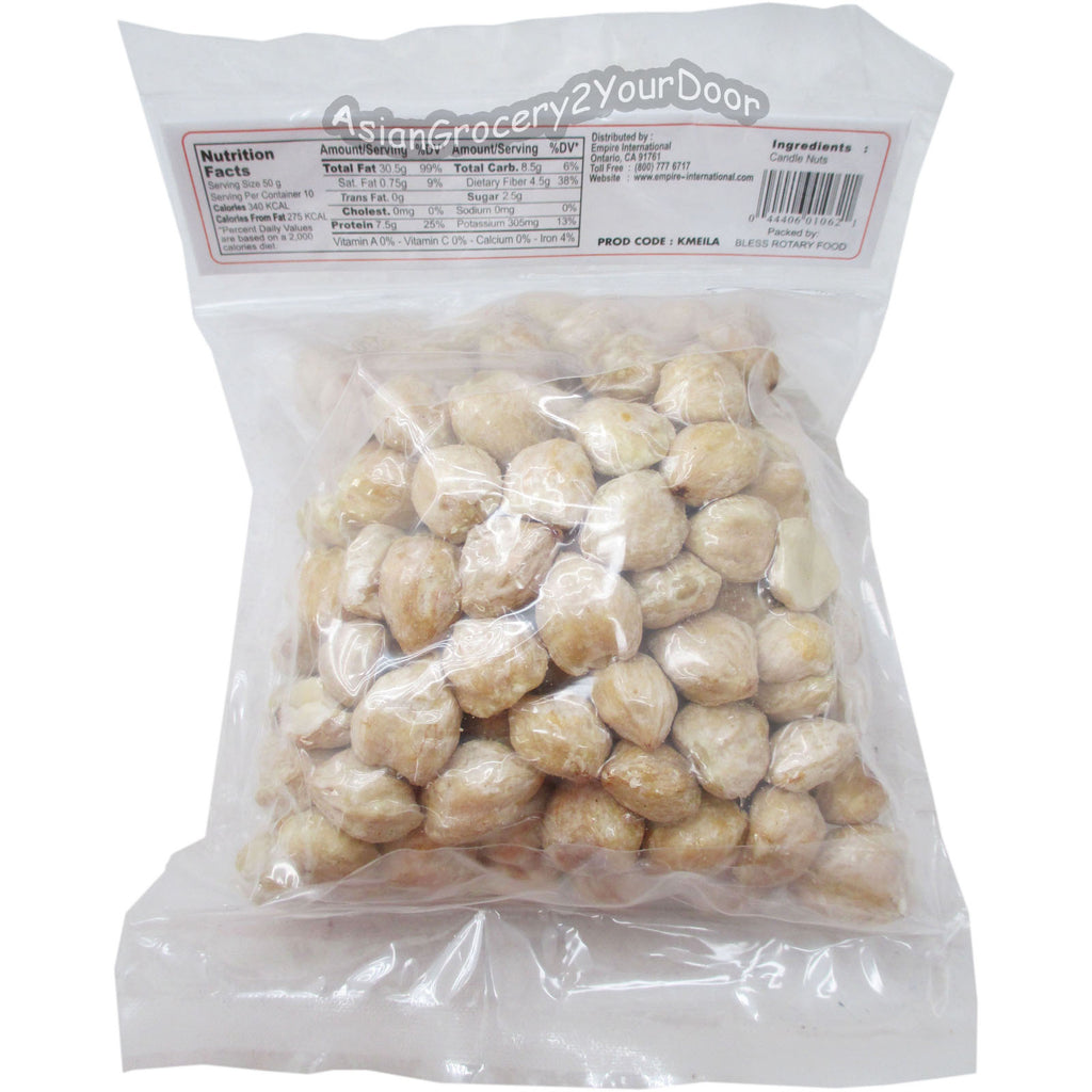 Rotary - Kemiri Candle Nuts - 17 oz. 500 g - Asiangrocery2yourdoor