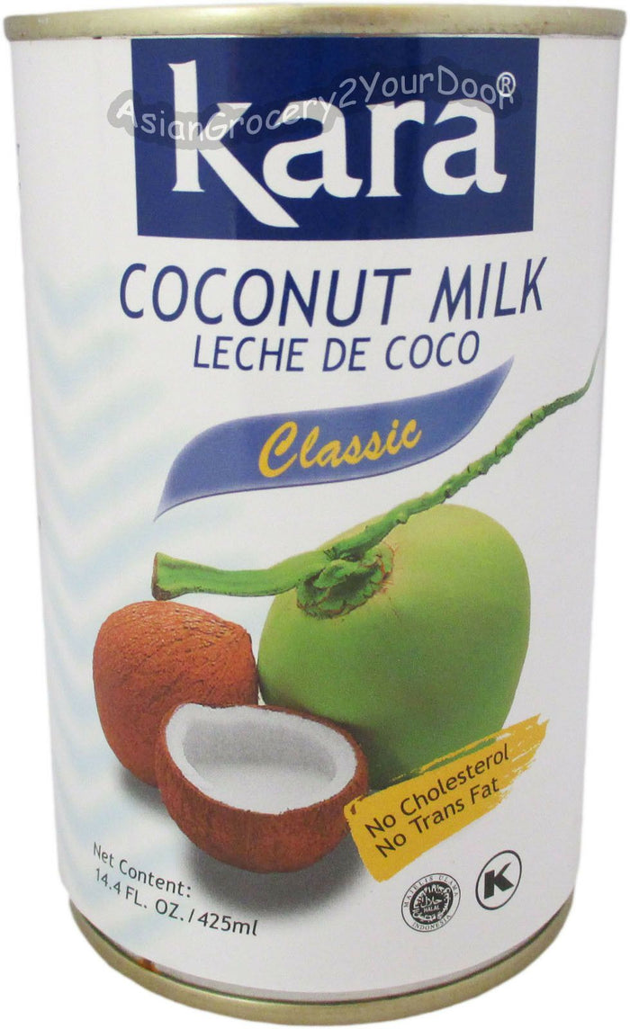 Kara - Classic Coconut Milk Leche de Coco - 14.4 oz / 425 ml - Asiangrocery2yourdoor