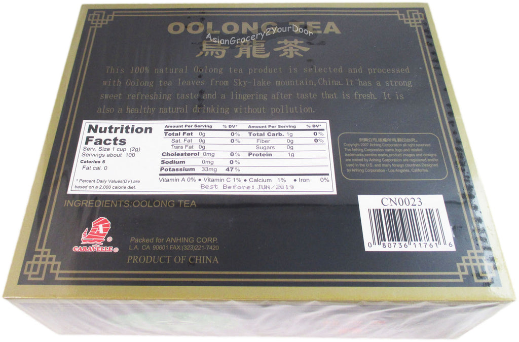 Caravelle - Lungfung Oolong Natural Tea - 7 oz / 200 g - Asiangrocery2yourdoor