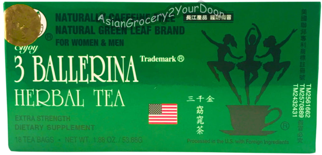 3 Ballerina - Dieter's Extra Strength Herbal Tea - 1.88 oz / 53.88 g - Asiangrocery2yourdoor