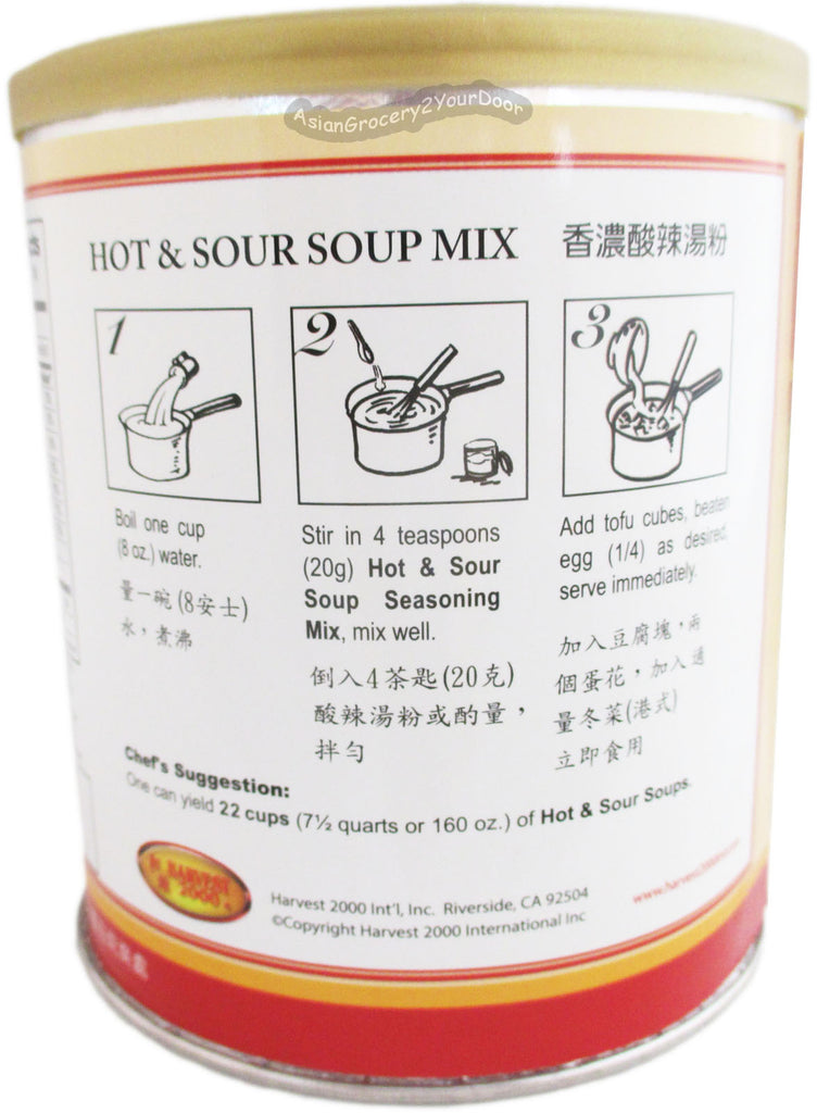 Harvest - Hot & Sour Soup Mix - 16 oz / 1 lb - Asiangrocery2yourdoor