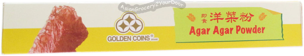 Golden Coins - Agar Agar Powder - 6 oz / 170 g - Asiangrocery2yourdoor