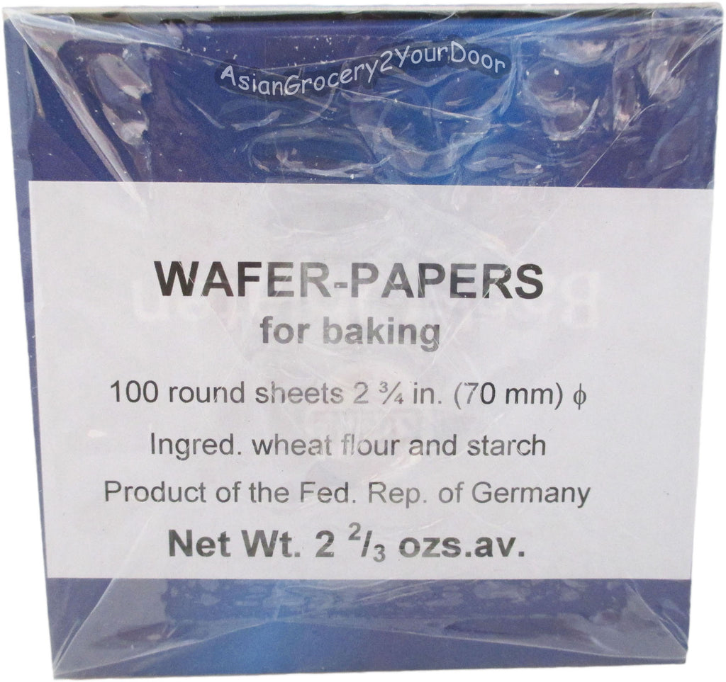 Kuchle - Wafer Papers for Baking - 2.33 oz / 66 g - Asiangrocery2yourdoor
