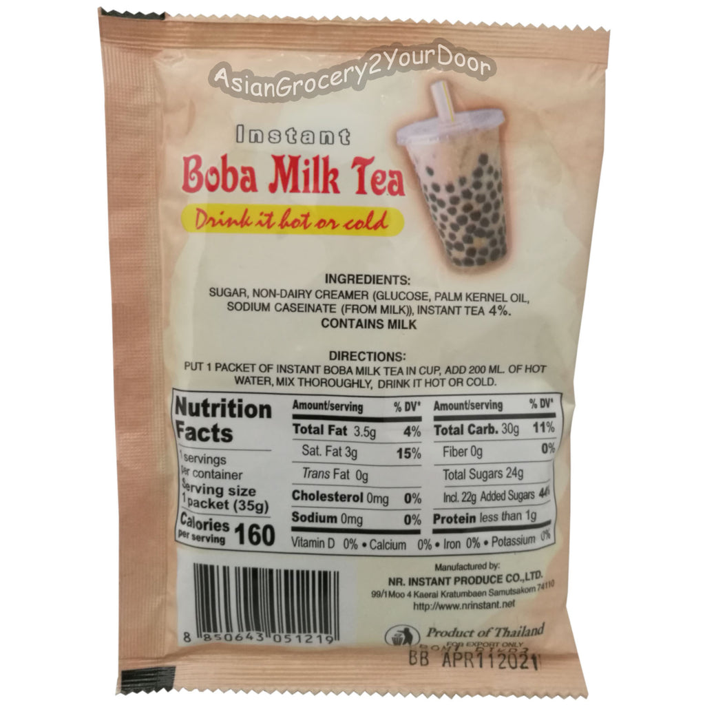 DeDe - Instant Boba Milk Tea - 12.35 oz / 350 g - Asiangrocery2yourdoor