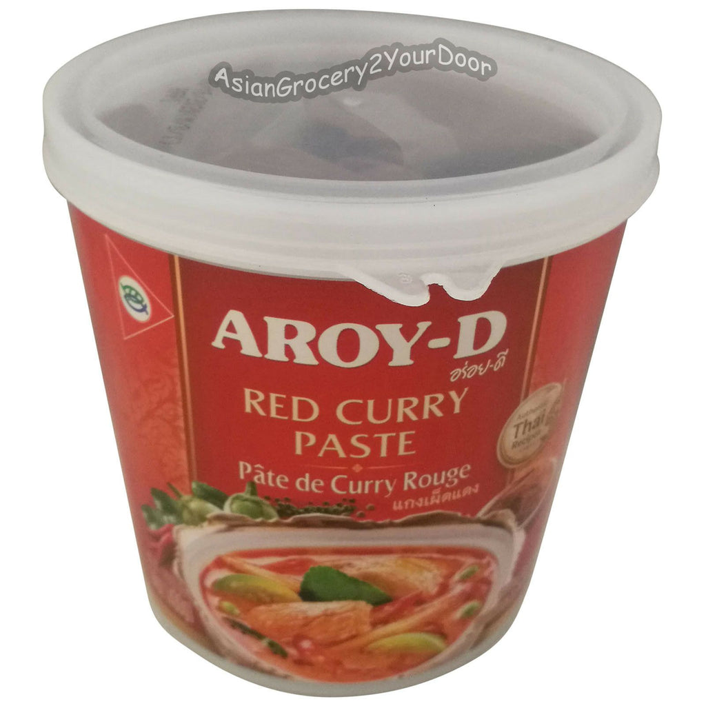 Aroy-D - Red Curry Paste - 14 oz / 400 g - Asiangrocery2yourdoor
