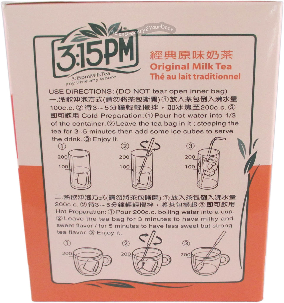 3:15 PM - Original Milk Tea - 7.06 oz / 200 g - Asiangrocery2yourdoor