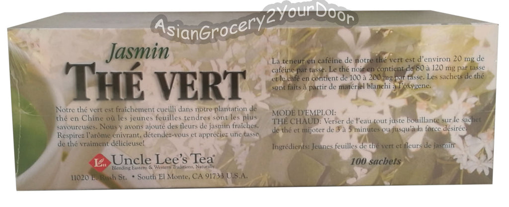 Uncle Lee's Jasmine Green Tea - 5.64 oz / 160 g - Asiangrocery2yourdoor