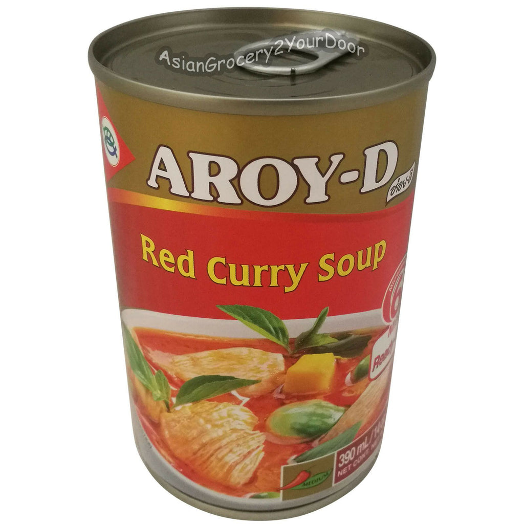 Aroy-D - Red Curry Soup - 14 oz / 400 g - Asiangrocery2yourdoor