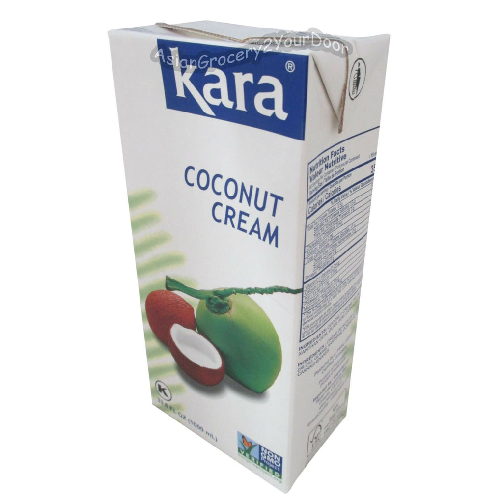 Kara - UHT Coconut Cream - 33.8 fl oz / 1000 ml - Asiangrocery2yourdoor