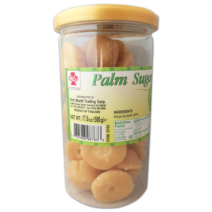 First World Brand Palm Sugar 17.6 oz / 500 g