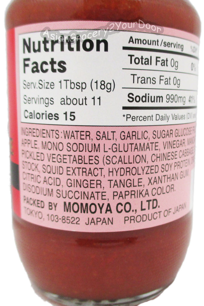 Momoya - Kimchee Base Spicy Chili Sauce - 6.7 oz / 190 g - Asiangrocery2yourdoor