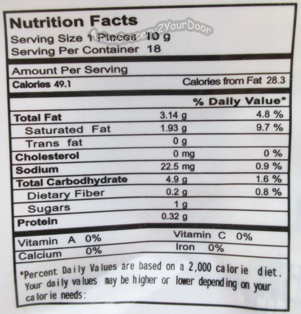 Pei Tien - Energy 99 Sticks Taro Flavor Rice Roll - 6.35 oz / 180 g - Asiangrocery2yourdoor